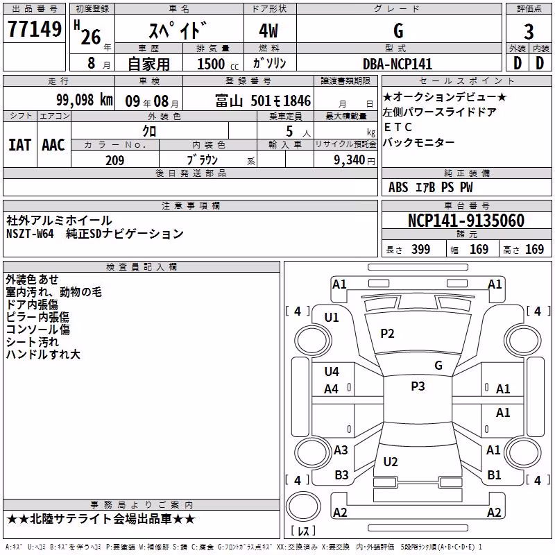 TOYOTA SPADE