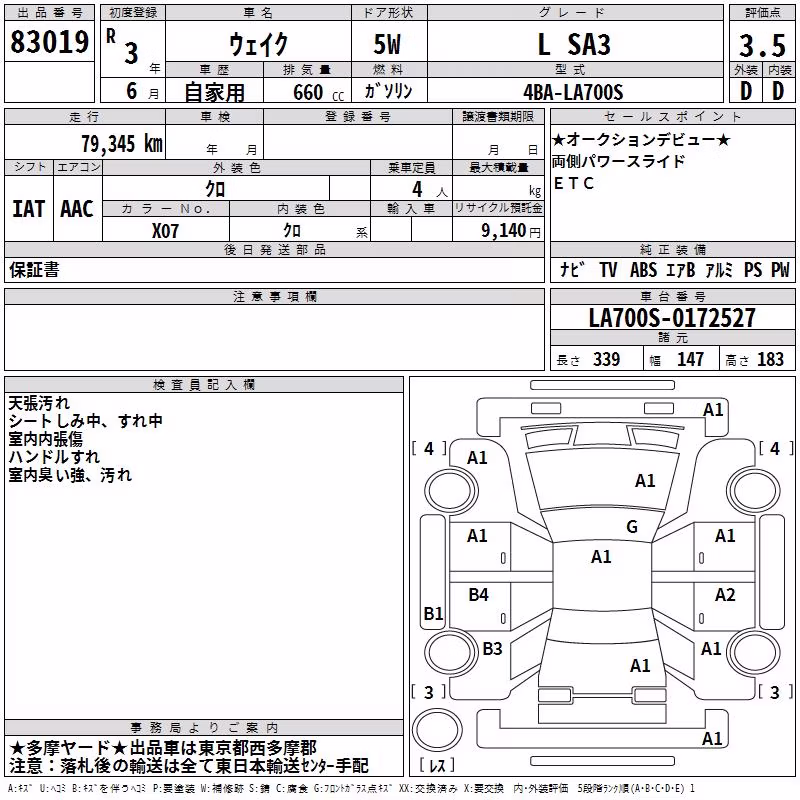 DAIHATSU WAKE
