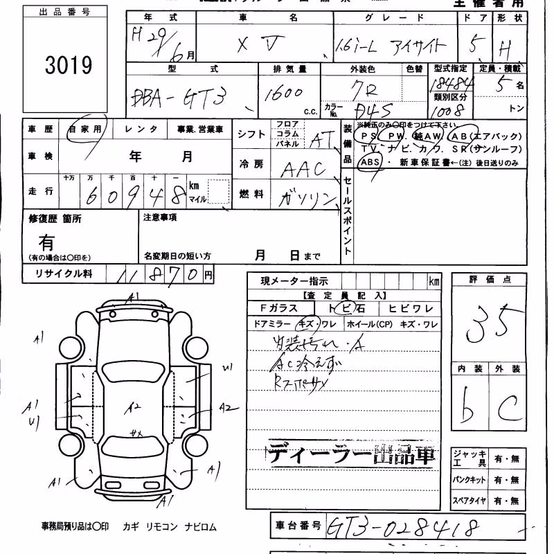 SUBARU XV