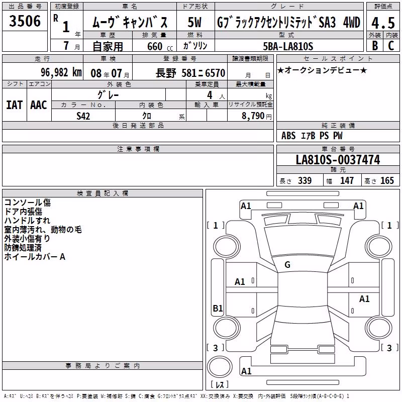 DAIHATSU MOVE CANBUS