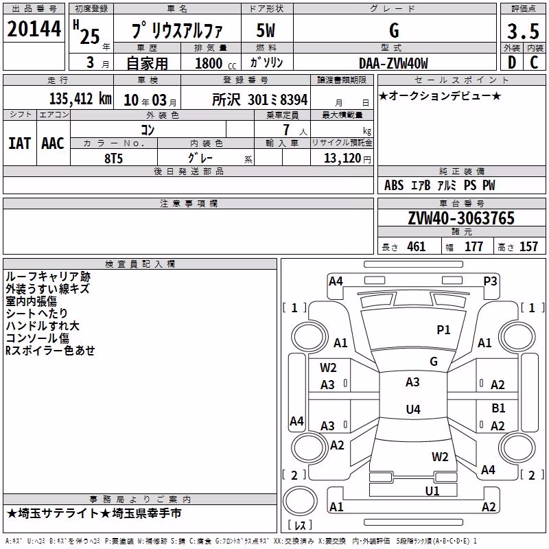 TOYOTA PRIUS ALPHA