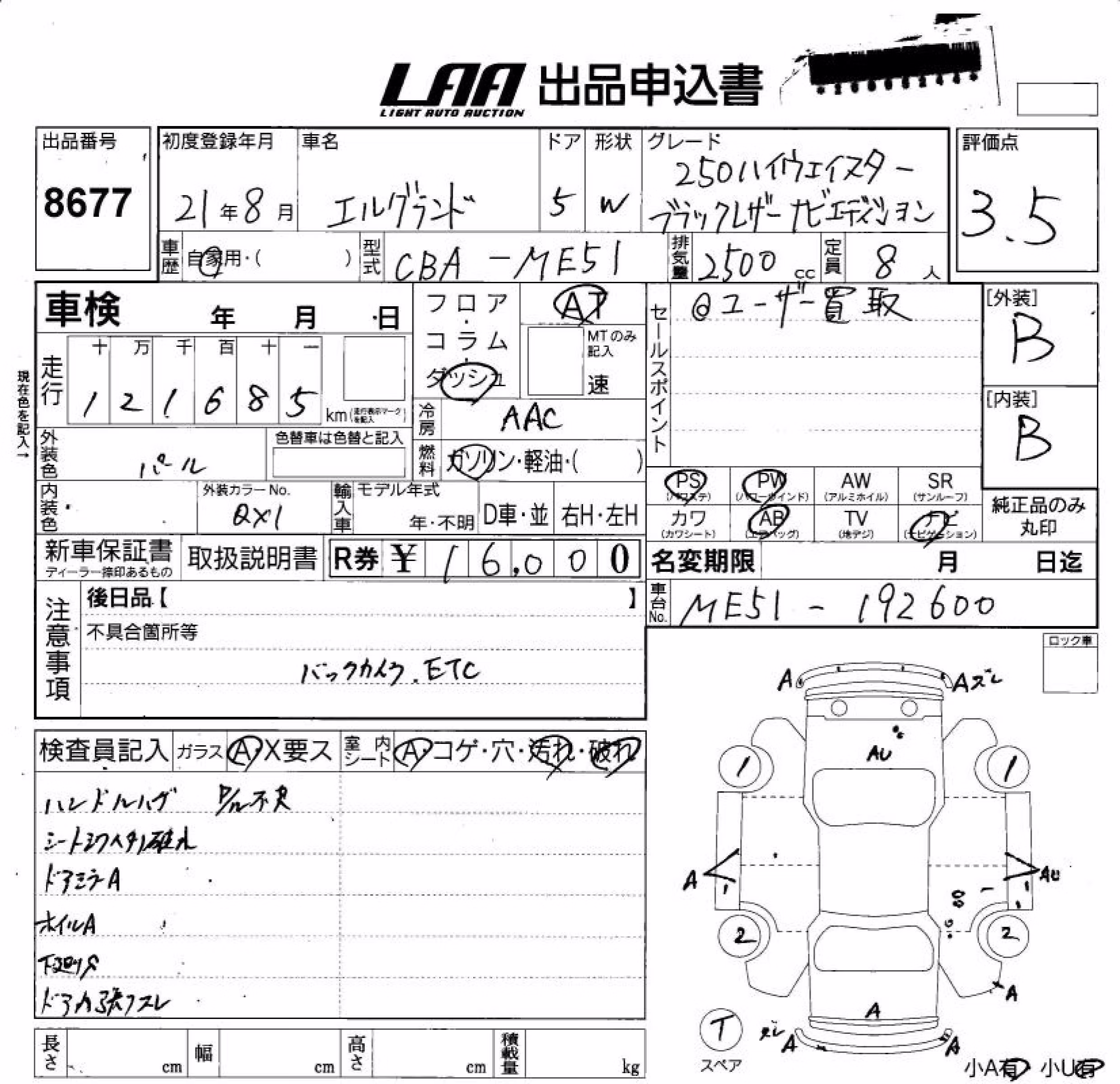 NISSAN ELGRAND