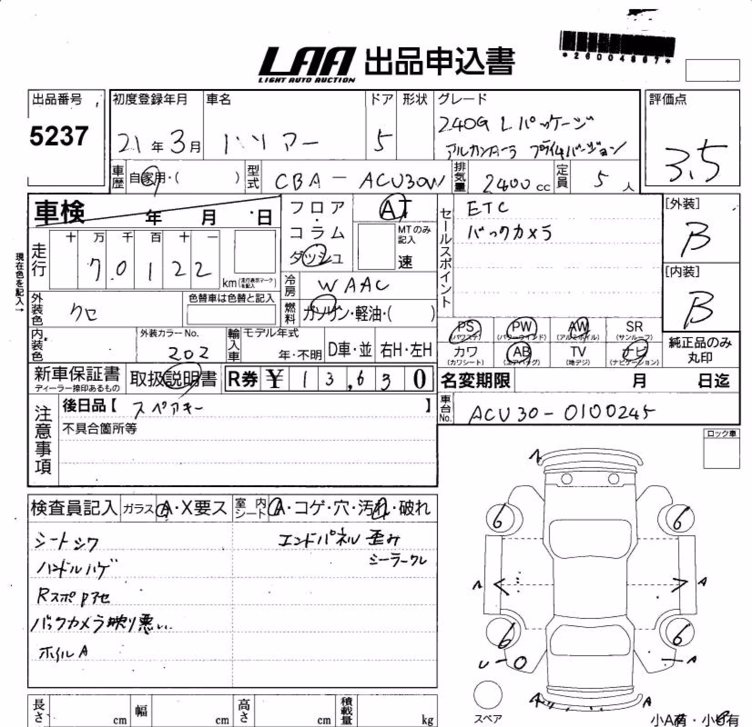 TOYOTA HARRIER
