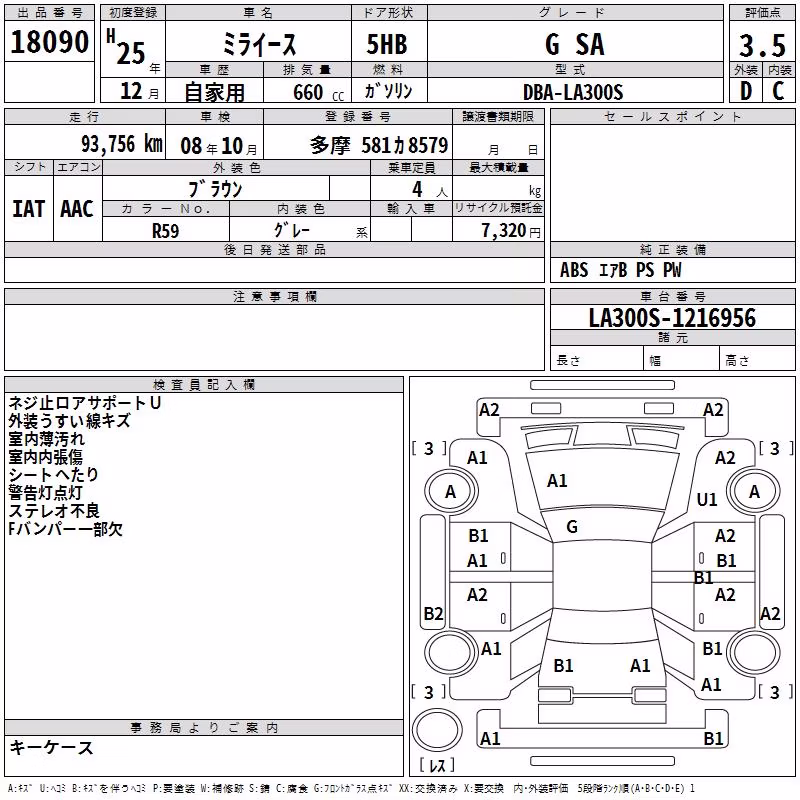 DAIHATSU MIRA E:S