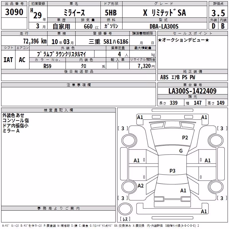 DAIHATSU MIRA E:S