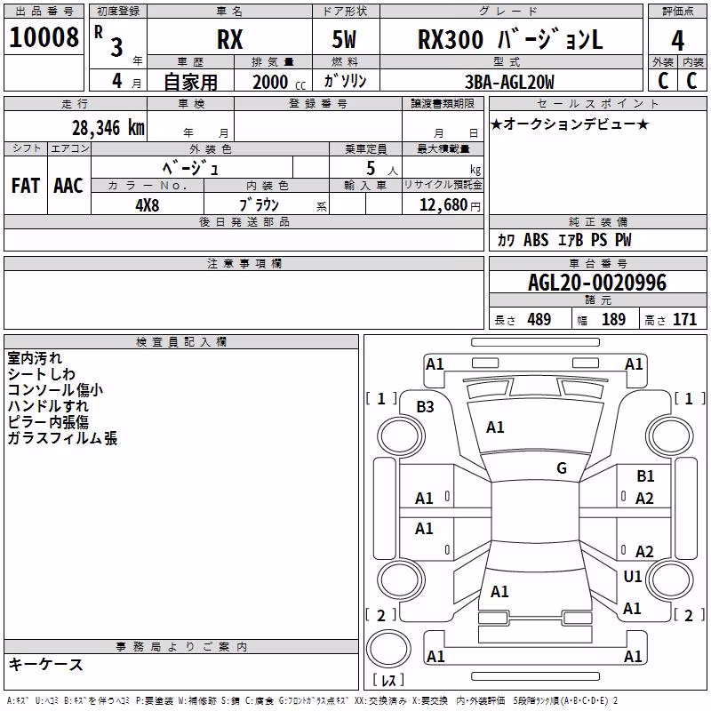 LEXUS RX300