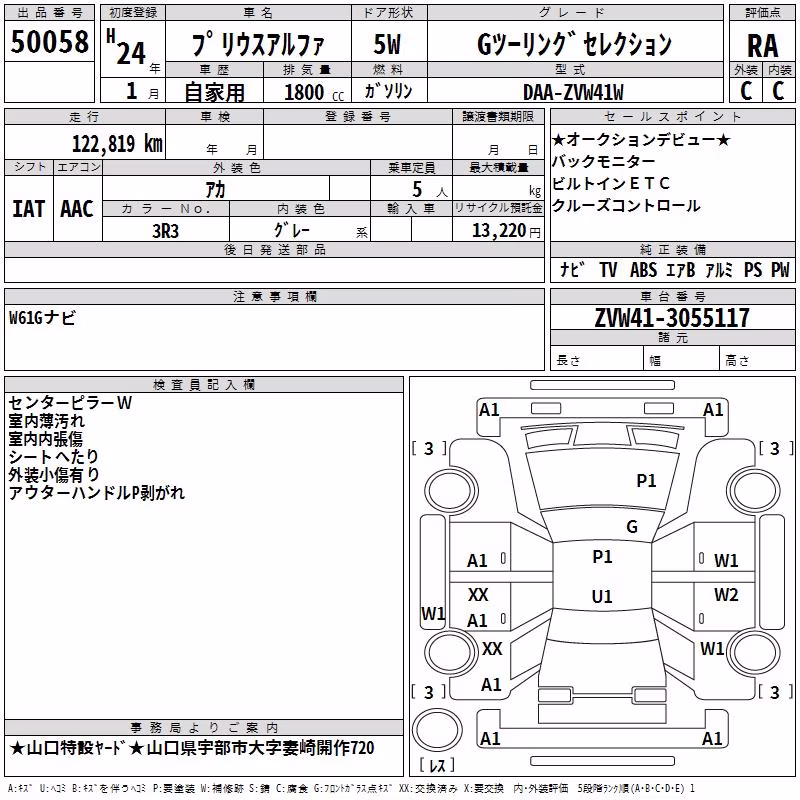 TOYOTA PRIUS ALPHA