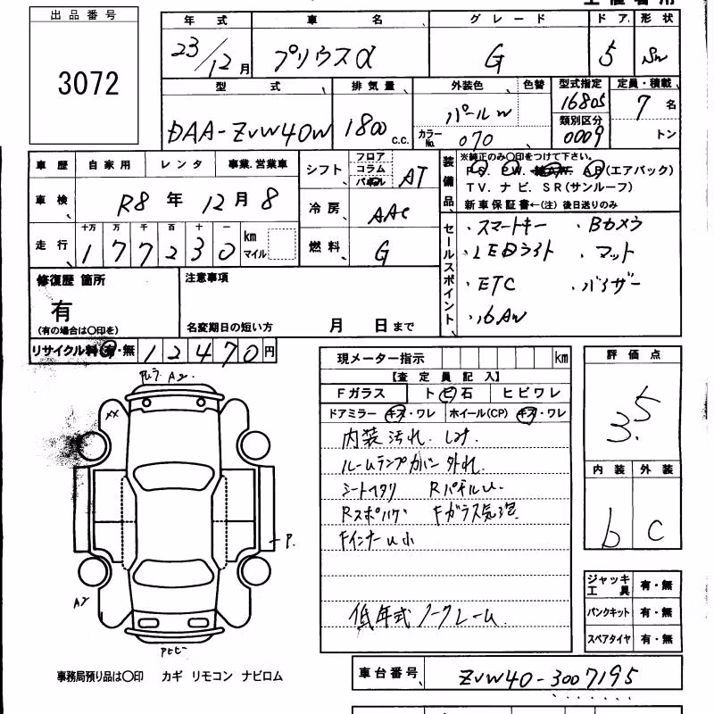 TOYOTA PRIUS ALPHA