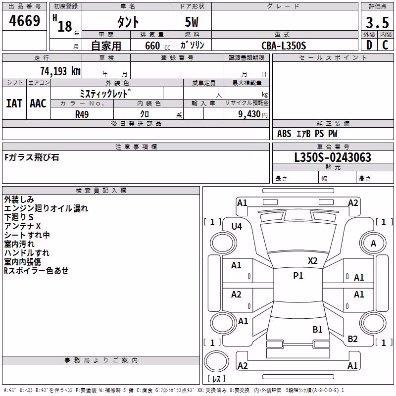 DAIHATSU TANTO