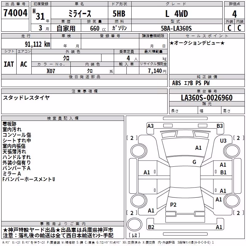 DAIHATSU MIRA E:S