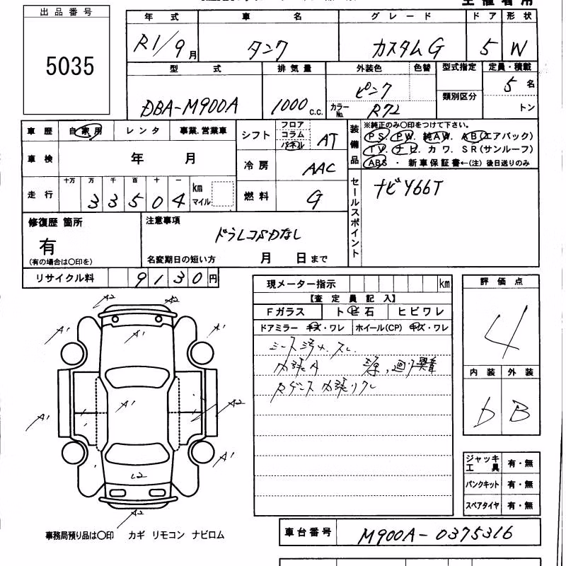 TOYOTA TANK