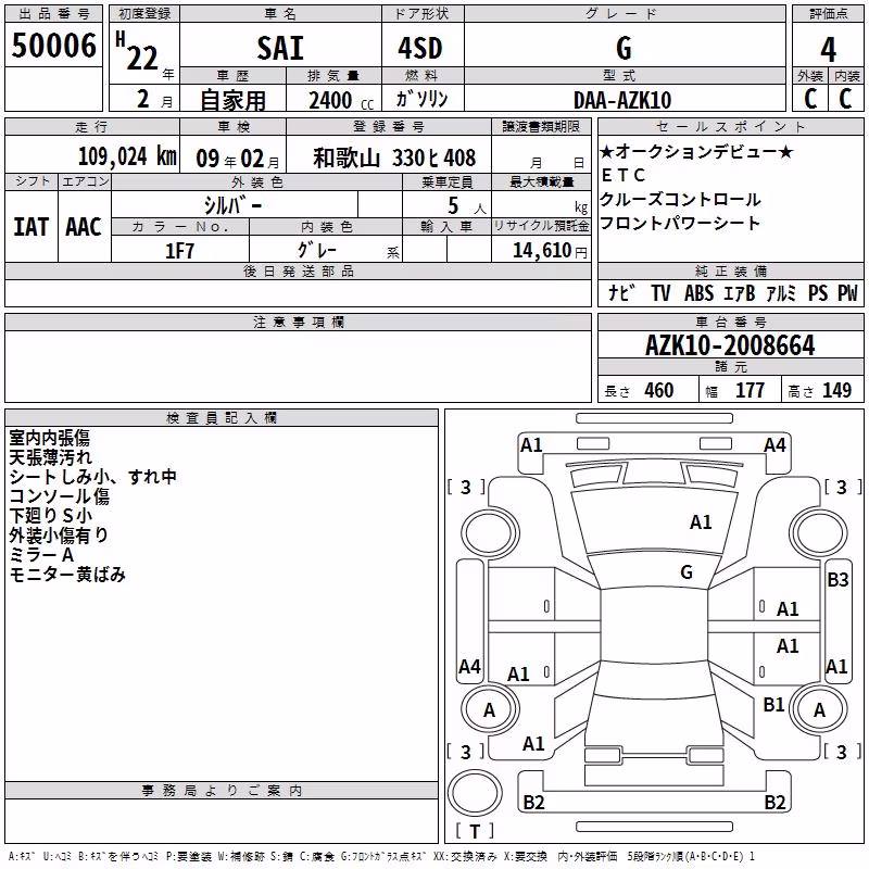 TOYOTA SAI