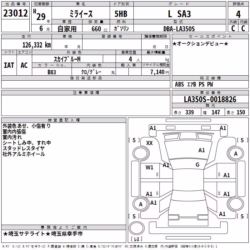 DAIHATSU MIRA E:S