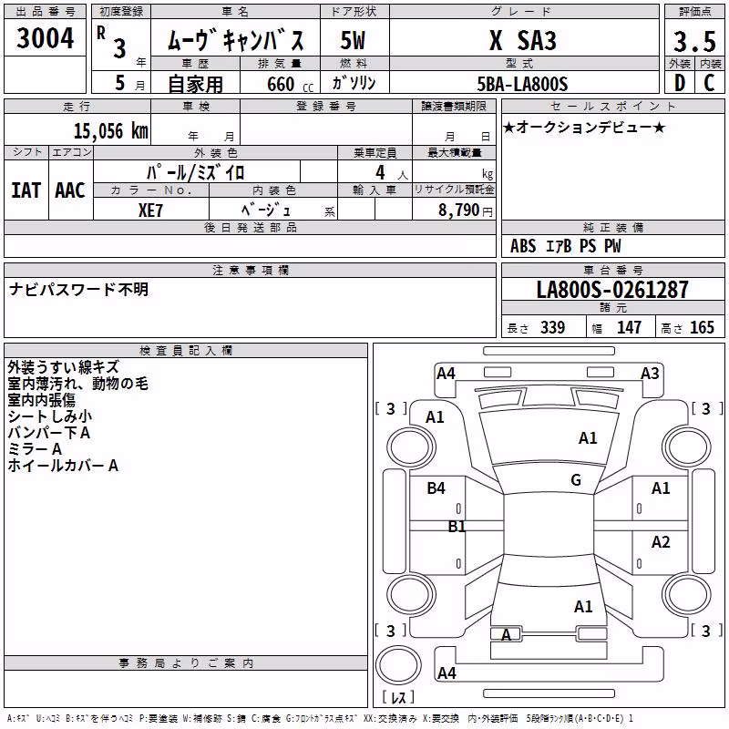 DAIHATSU MOVE CANBUS