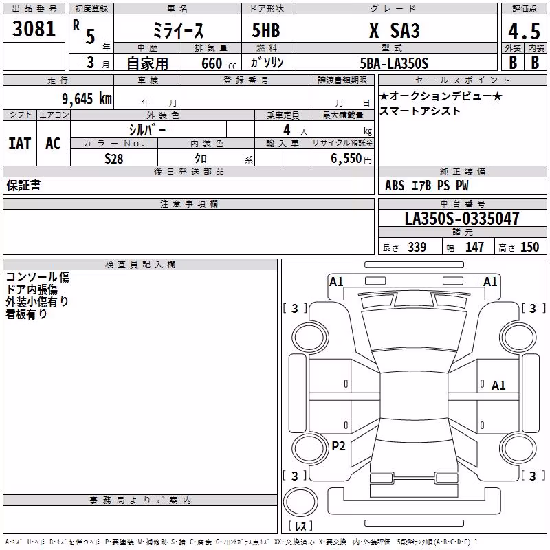DAIHATSU MIRA E:S