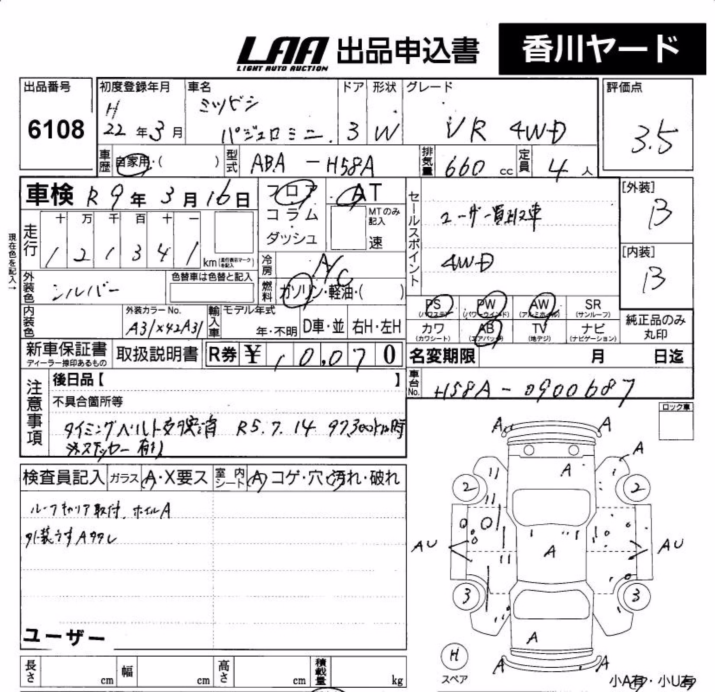 MITSUBISHI PAJERO MINI