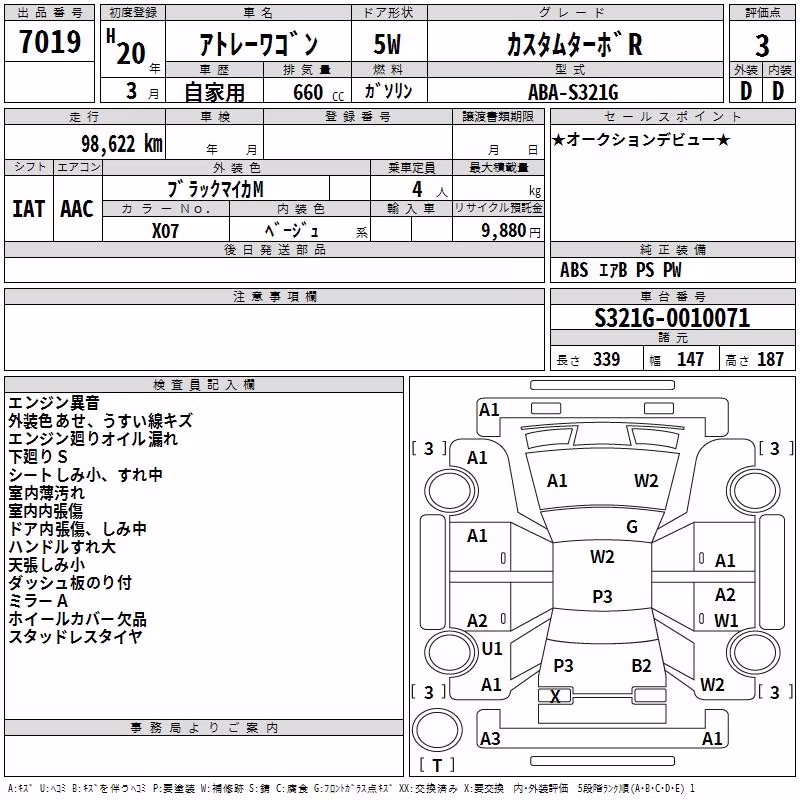 DAIHATSU ATRAI