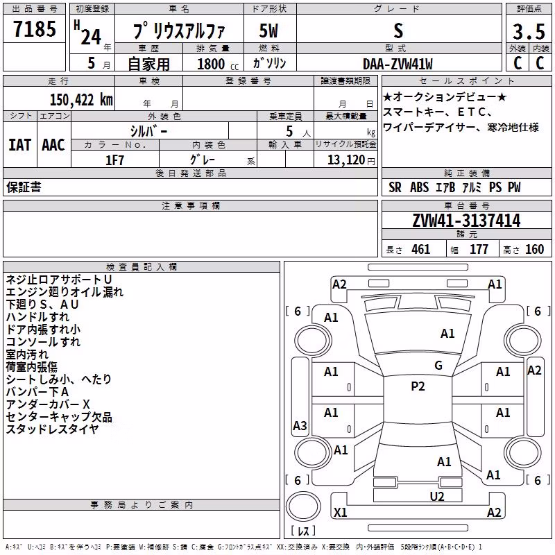 TOYOTA PRIUS ALPHA