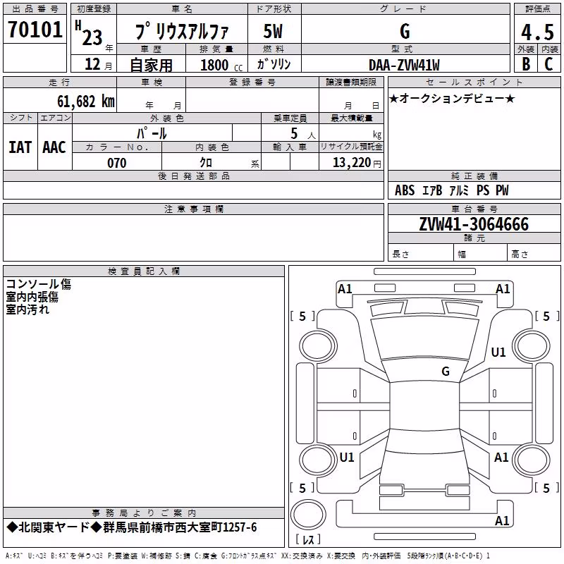 TOYOTA PRIUS ALPHA