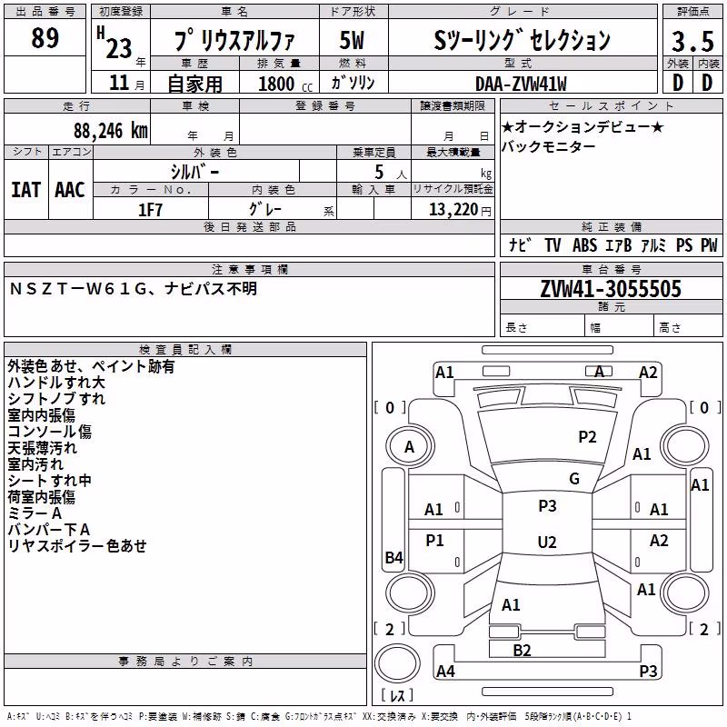 TOYOTA PRIUS ALPHA