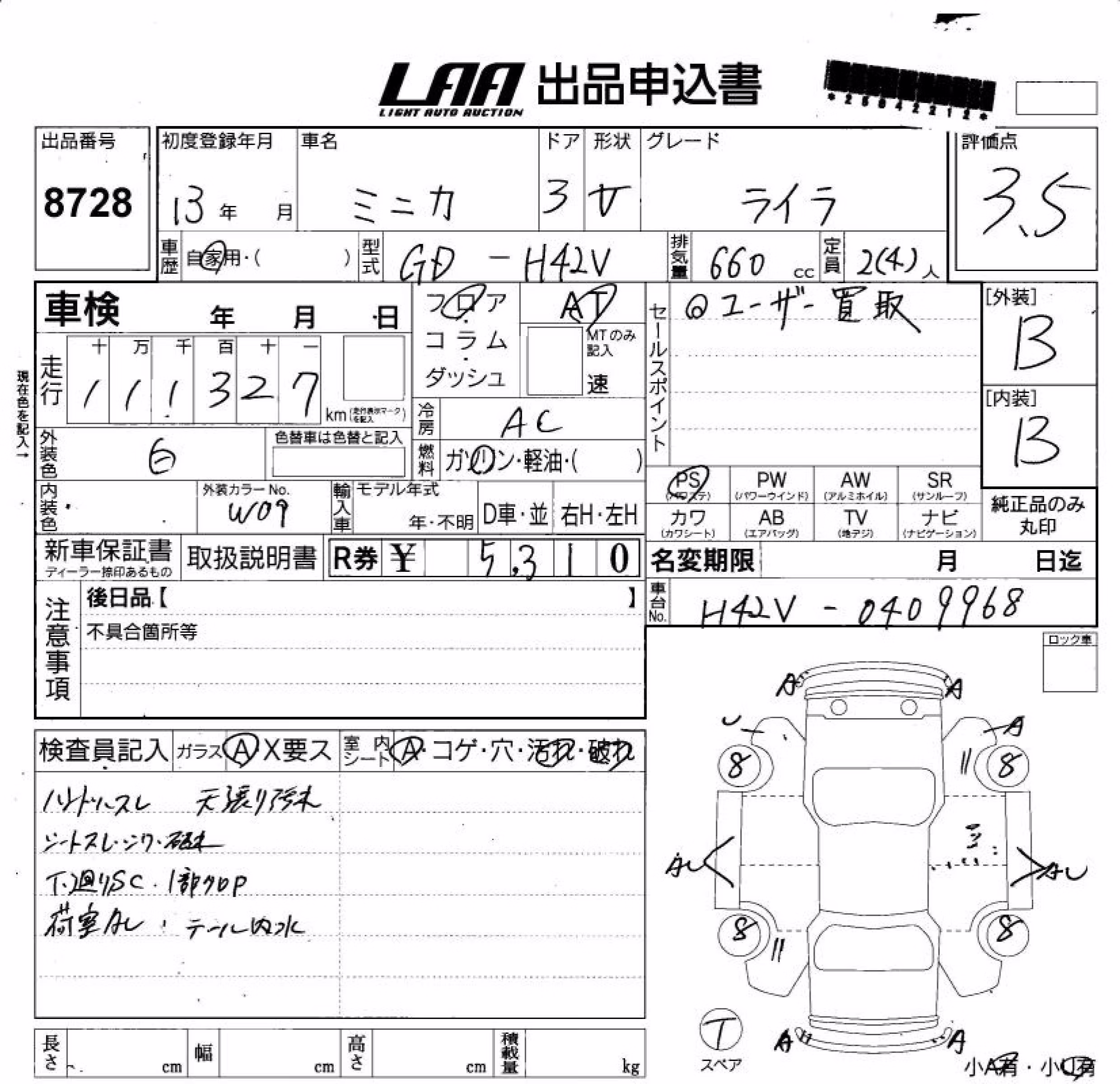 MITSUBISHI MINICA