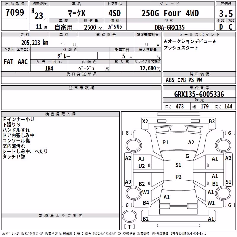 TOYOTA MARK X