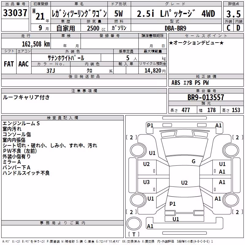 SUBARU LEGACY