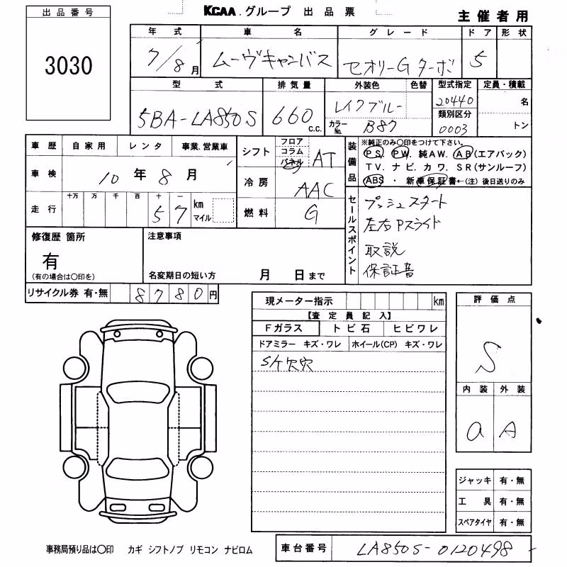 DAIHATSU MOVE CANBUS