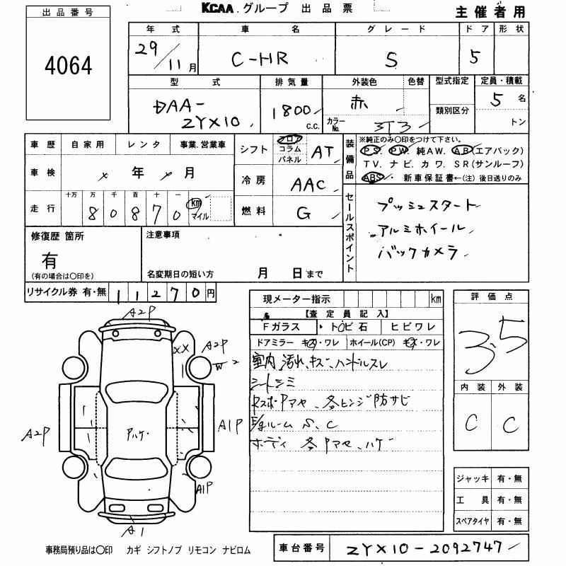 TOYOTA C-HR