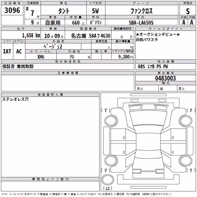 DAIHATSU TANTO