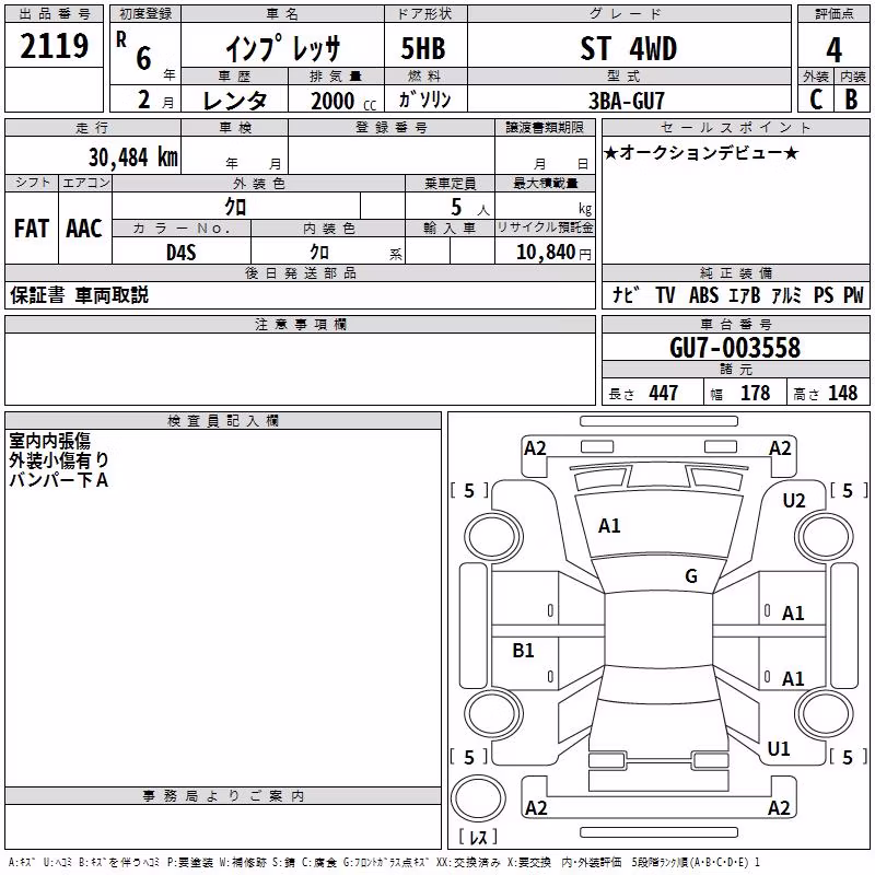 SUBARU IMPREZA