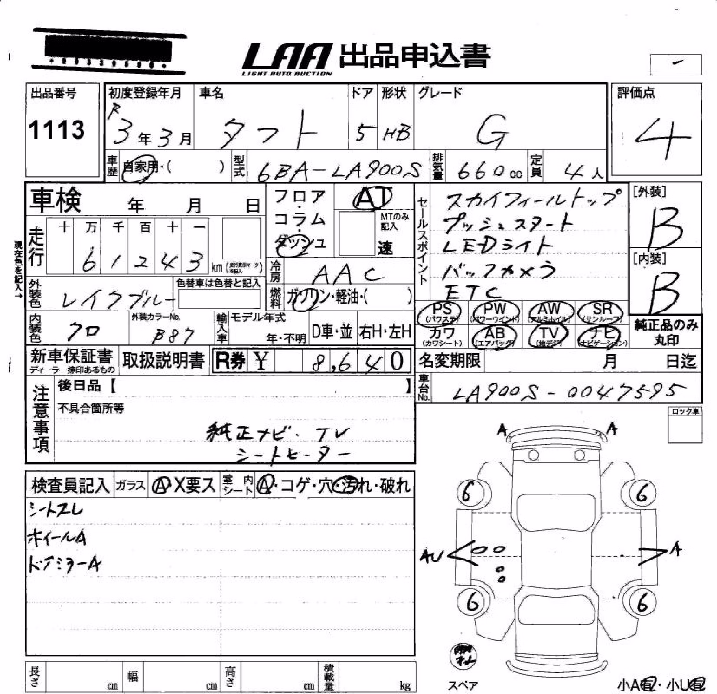DAIHATSU TAFT
