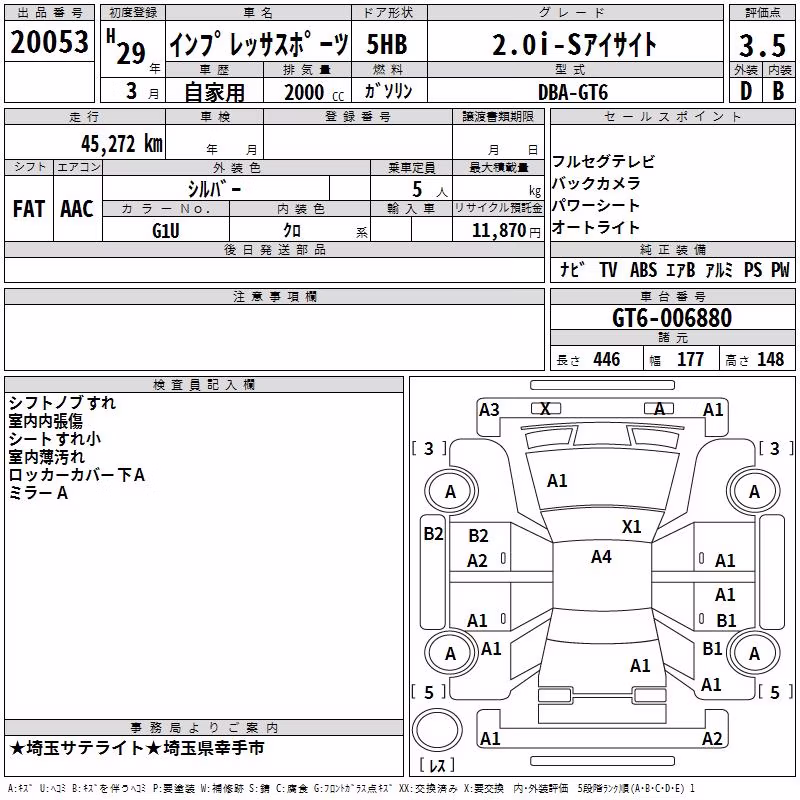 SUBARU IMPREZA