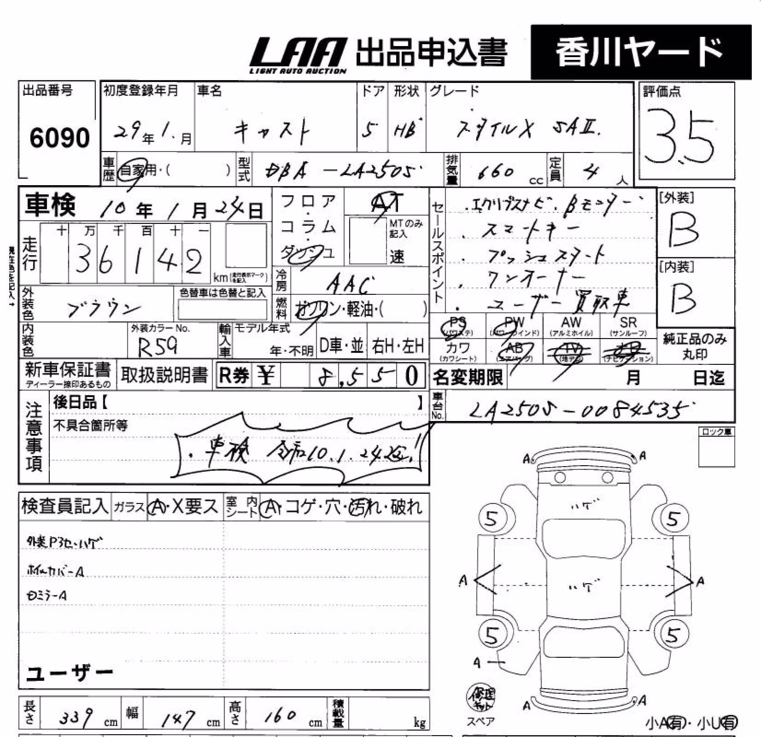 DAIHATSU CAST