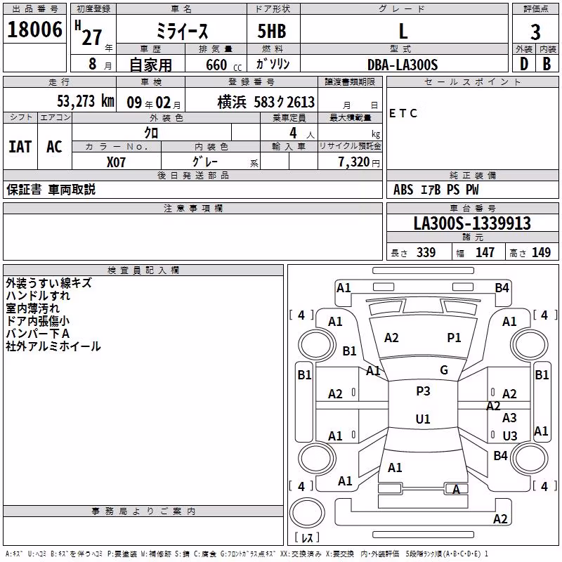 DAIHATSU MIRA E:S