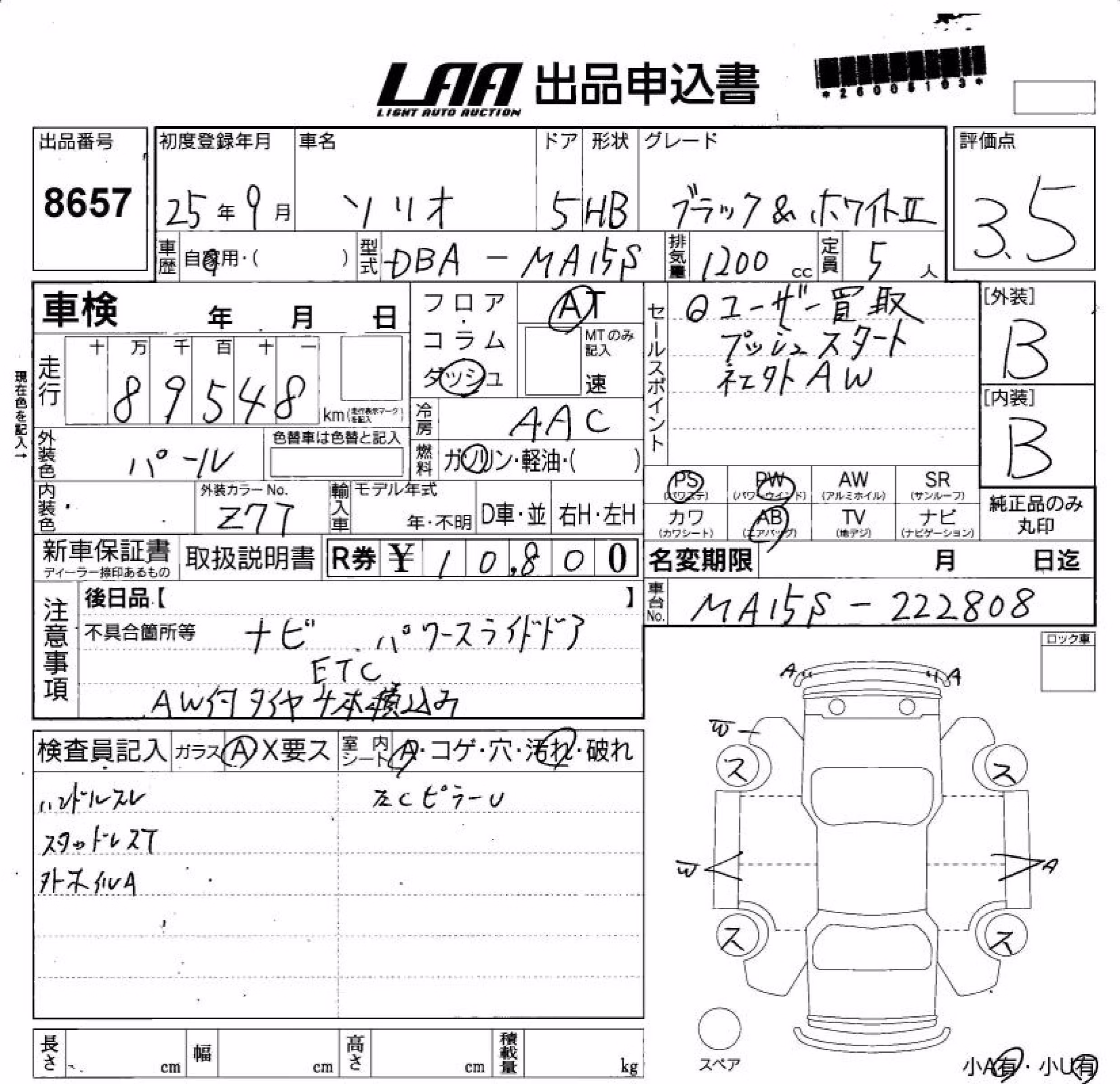 SUZUKI SOLIO