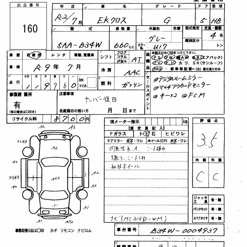 MITSUBISHI EK X