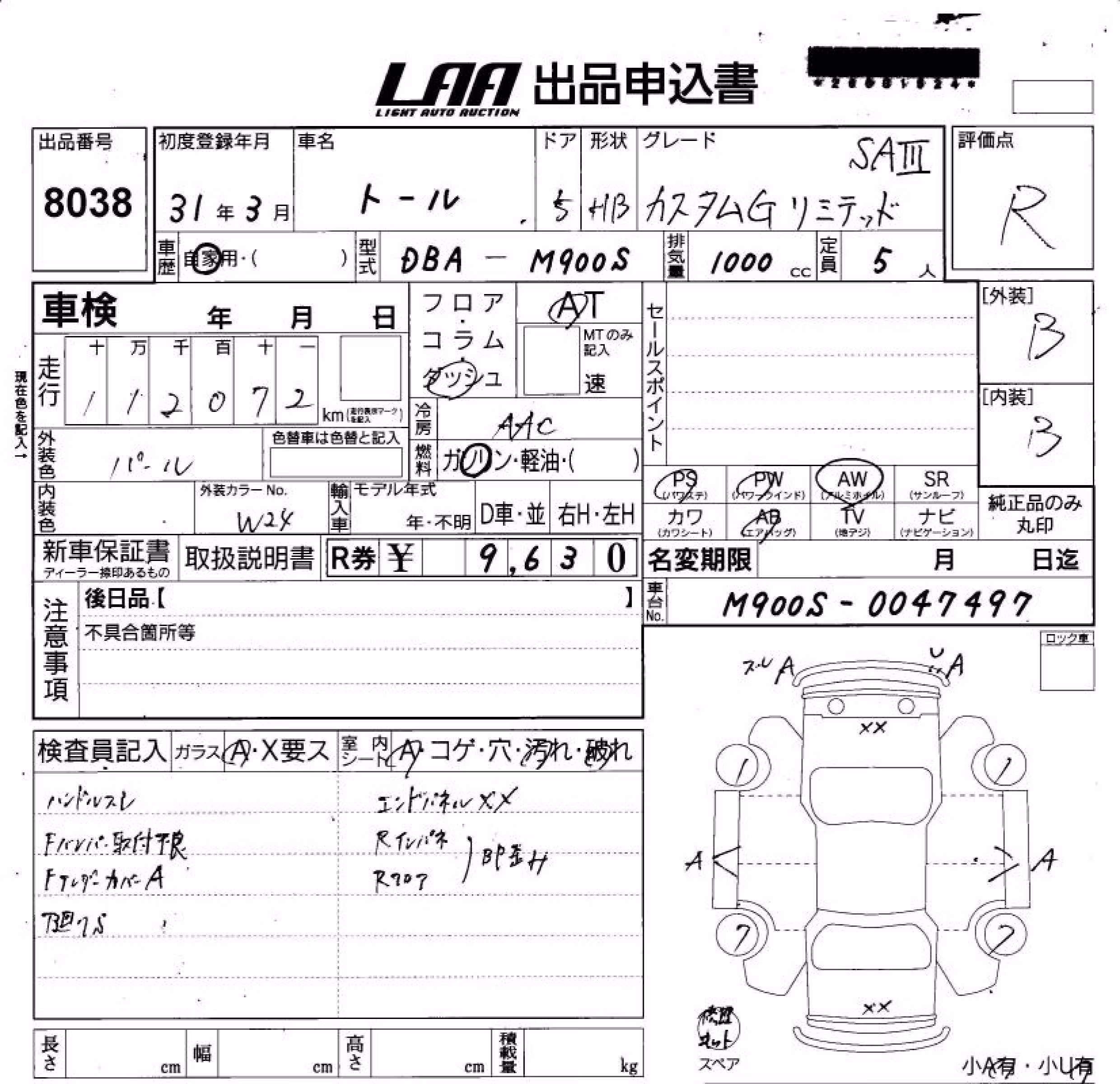 DAIHATSU THOR