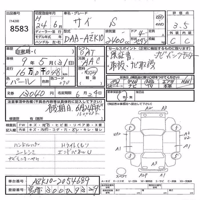 TOYOTA SAI