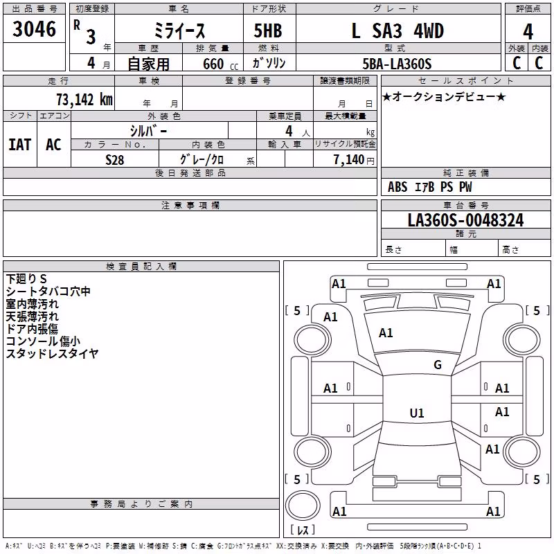 DAIHATSU MIRA E:S