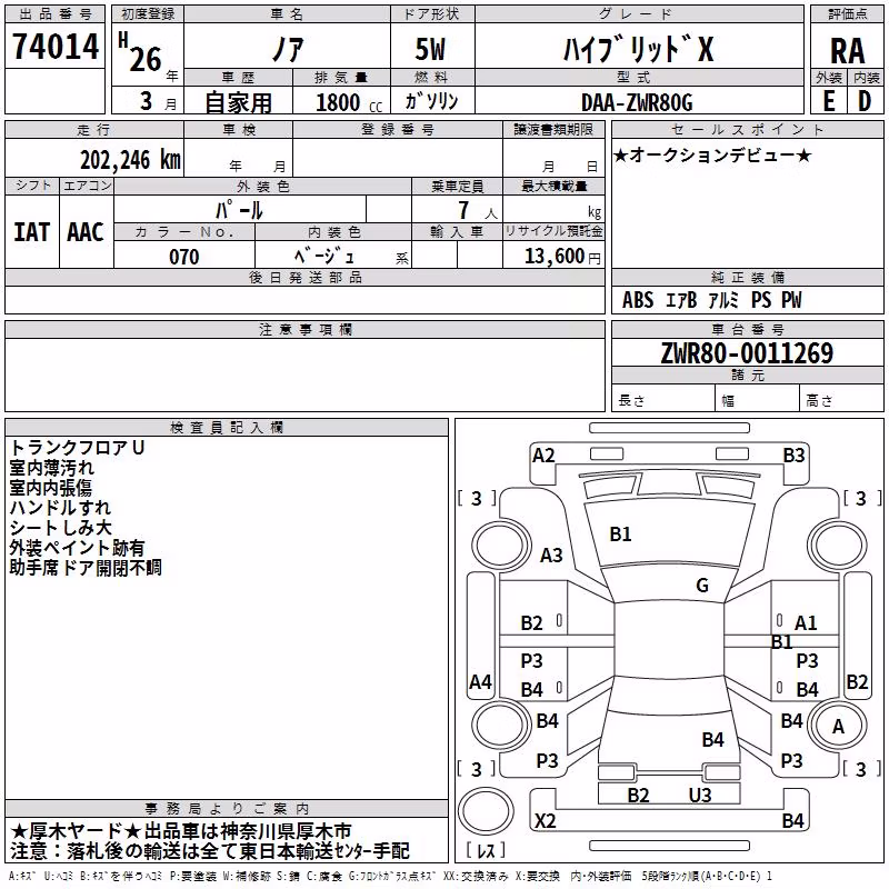 TOYOTA NOAH
