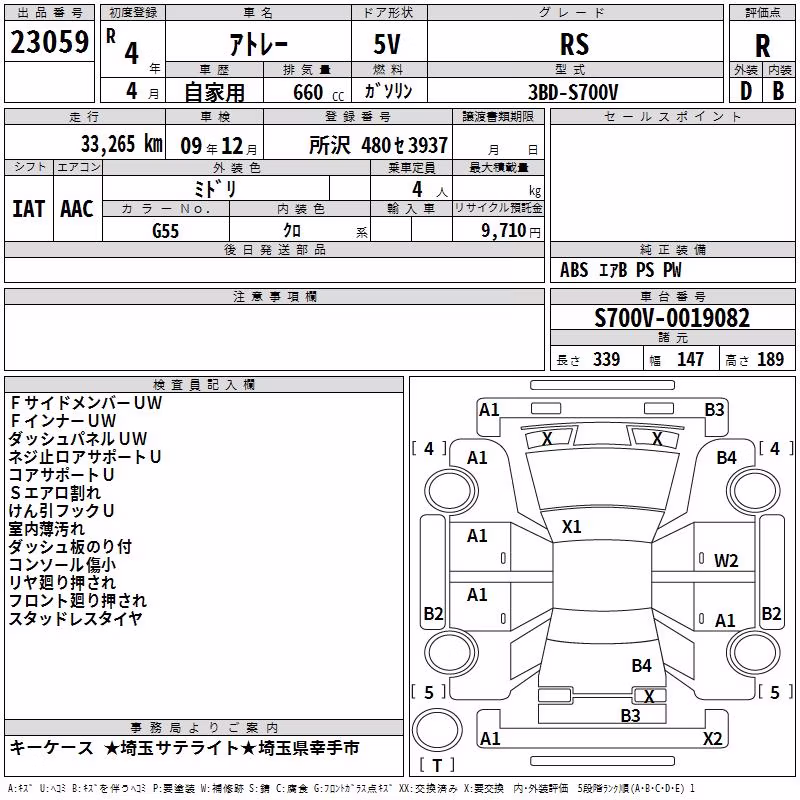 DAIHATSU ATRAI