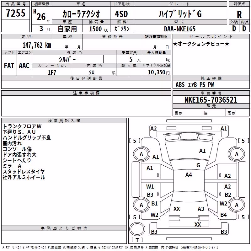 TOYOTA COROLLA AXIO