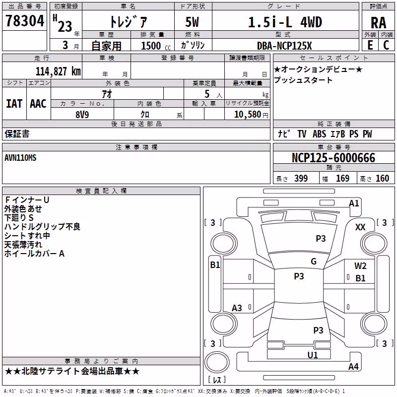 SUBARU TREZIA