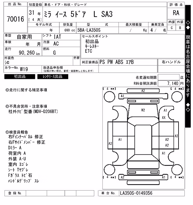 DAIHATSU MIRA E:S