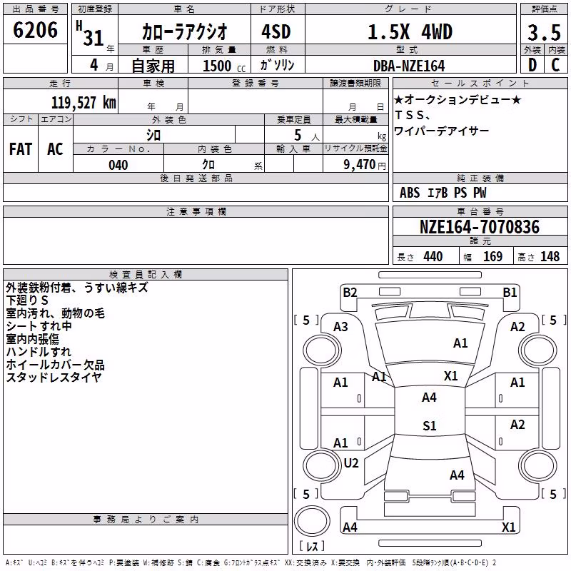 TOYOTA COROLLA AXIO