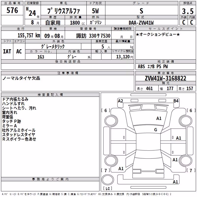 TOYOTA PRIUS ALPHA