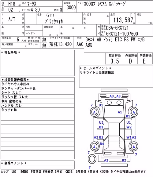 TOYOTA MARK X