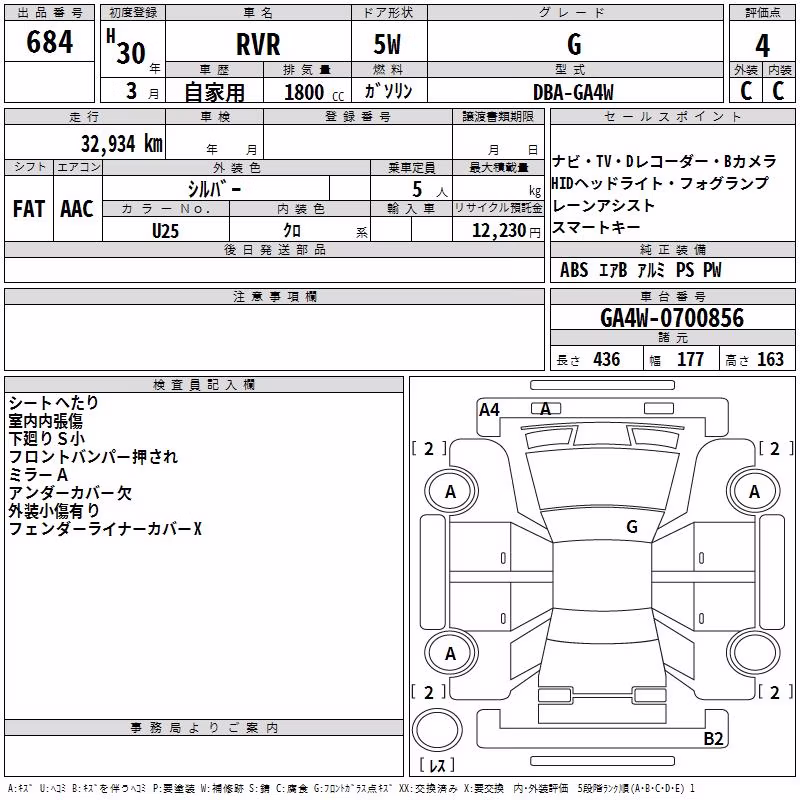 MITSUBISHI RVR