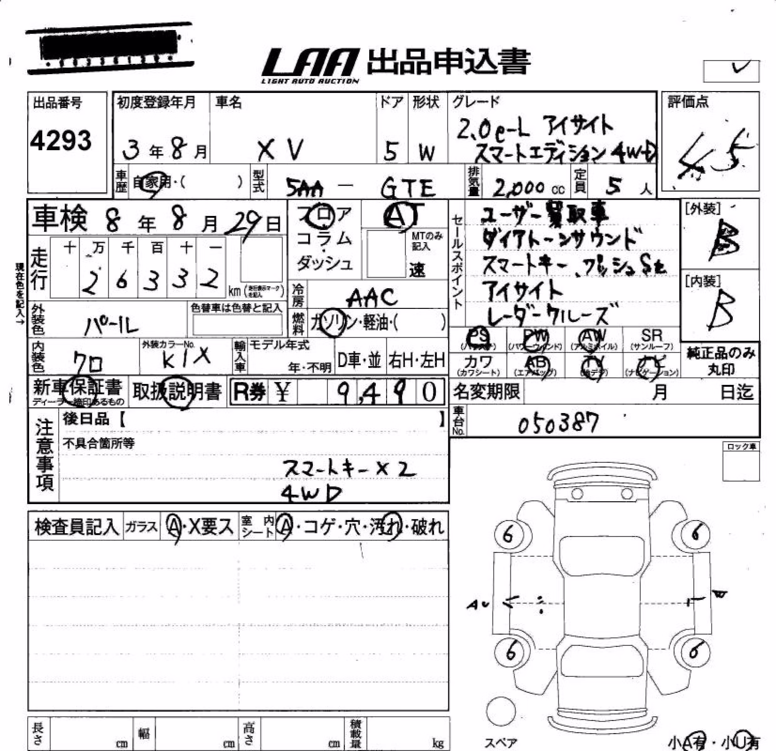 SUBARU XV